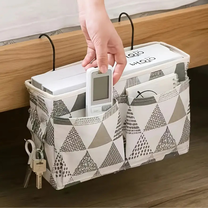 Hängender Bett-Organizer mit Taschen