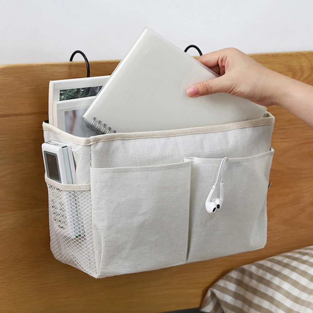 Hängender Bett-Organizer mit Taschen