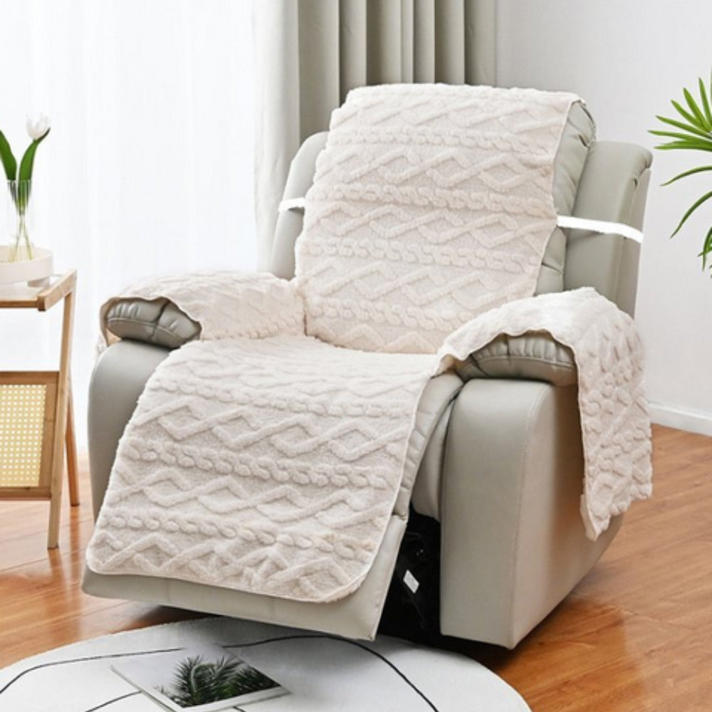 Gepolsterter Sesselbezug mit Rautenmuster