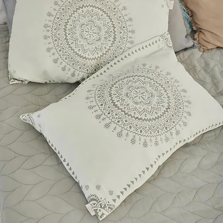 Musselin-Kissenbezüge, Mandala, 2er-Set