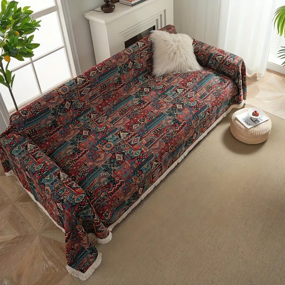 Sofaüberwurf mit marokkanischem Muster
