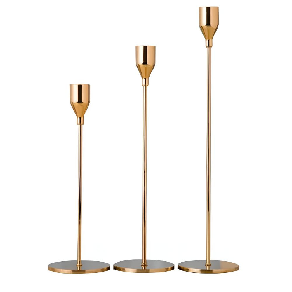 Kerzenhalter aus Metall, 3er-Set