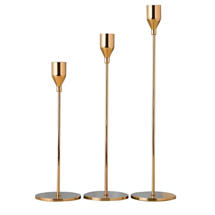 Kerzenhalter aus Metall, 3er-Set