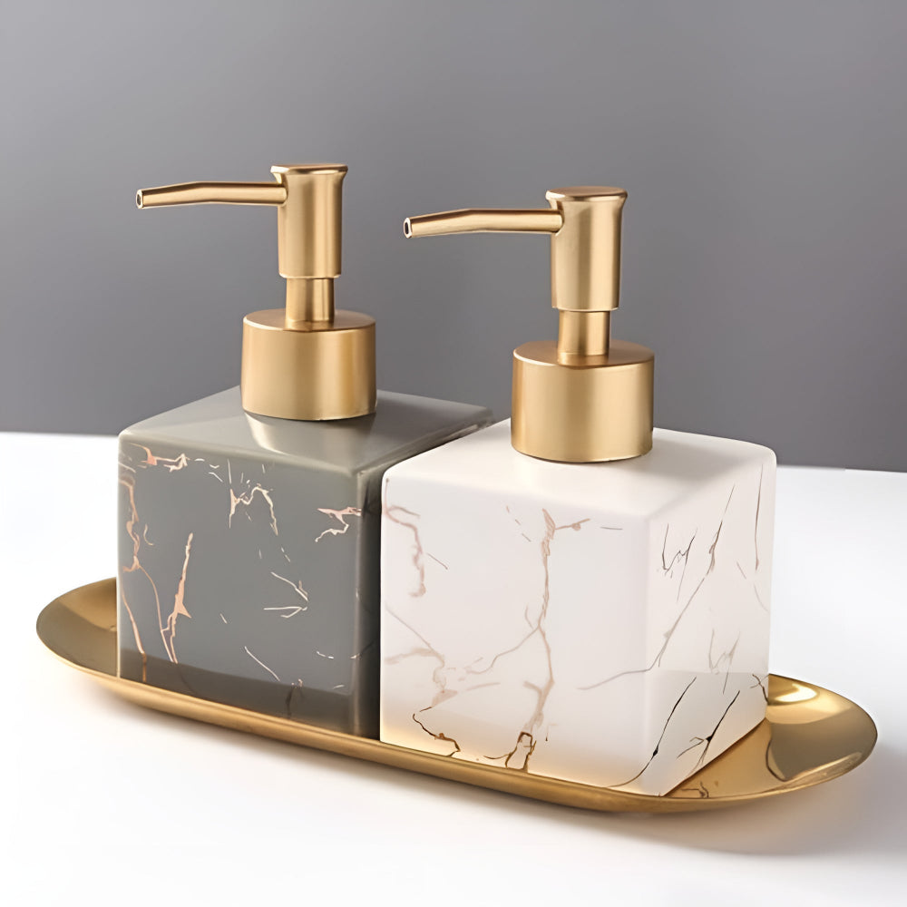 Seifenspender in Steinoptik
