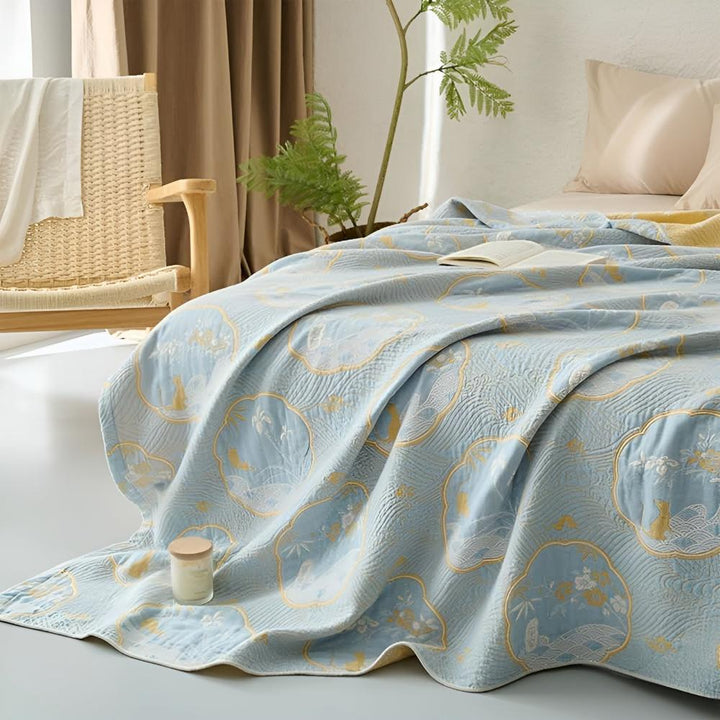 Wendbare Wohndecke mit Küstenmotiv