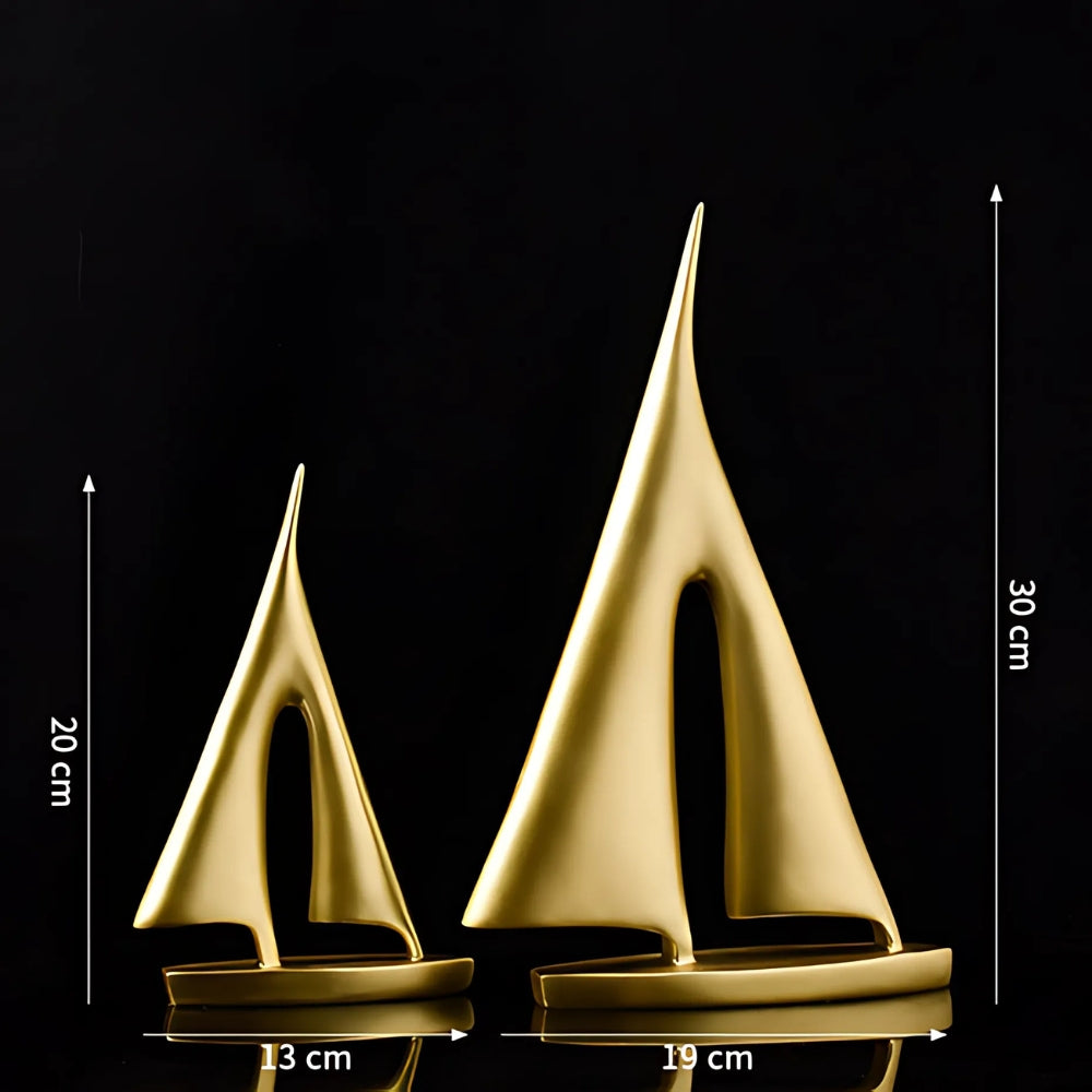 Dekoobjekt Segelboot, 2er-Set
