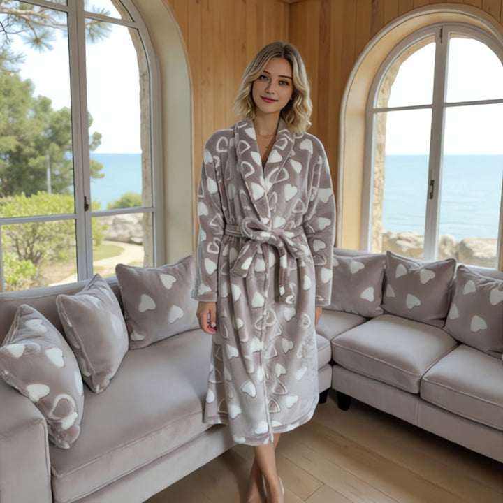 Bademantel aus weichem Fleece