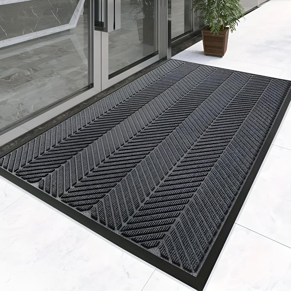 Fußmatte mit Chevron-Rillen