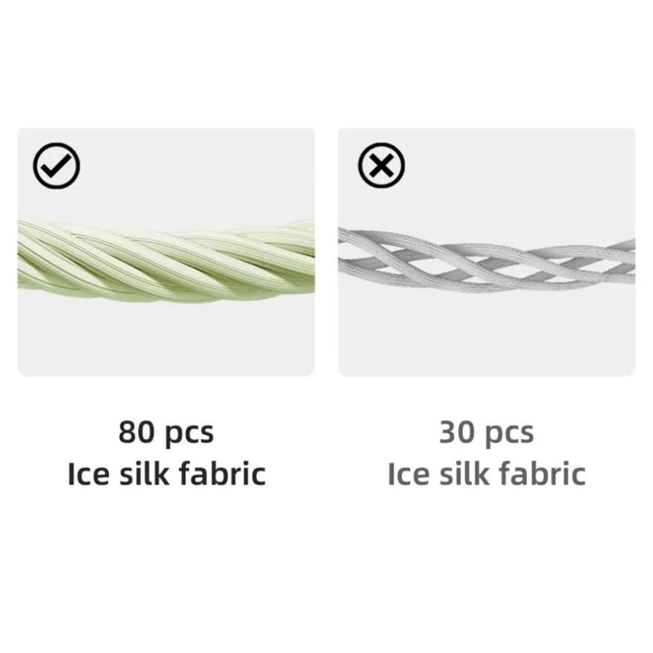 Sofaüberwurf aus Eisseide für den Sommer