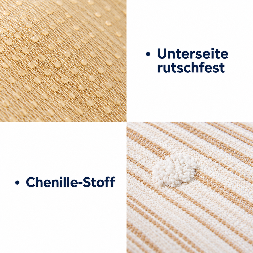 Wasserabweisender Chenille-Sofabezug mit feiner Struktur