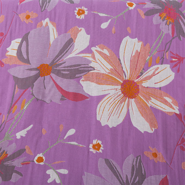 Badetuch aus Musselin mit Wildblumen 80 x 160 cm