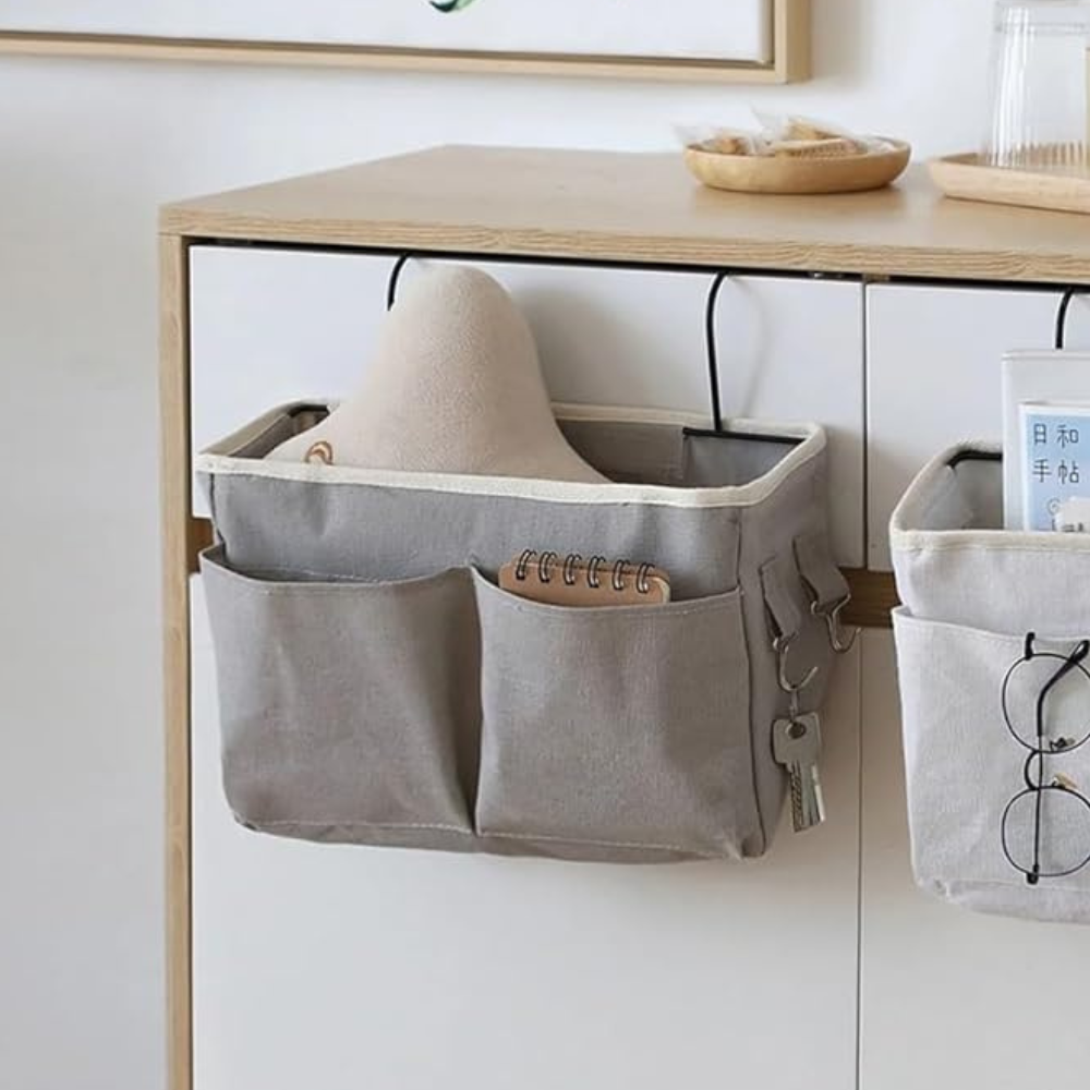 Hängender Bett-Organizer mit Taschen