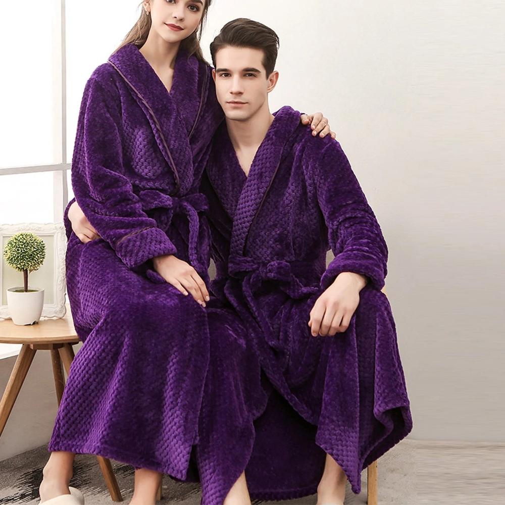 Unisex-Bademantel aus Fleece