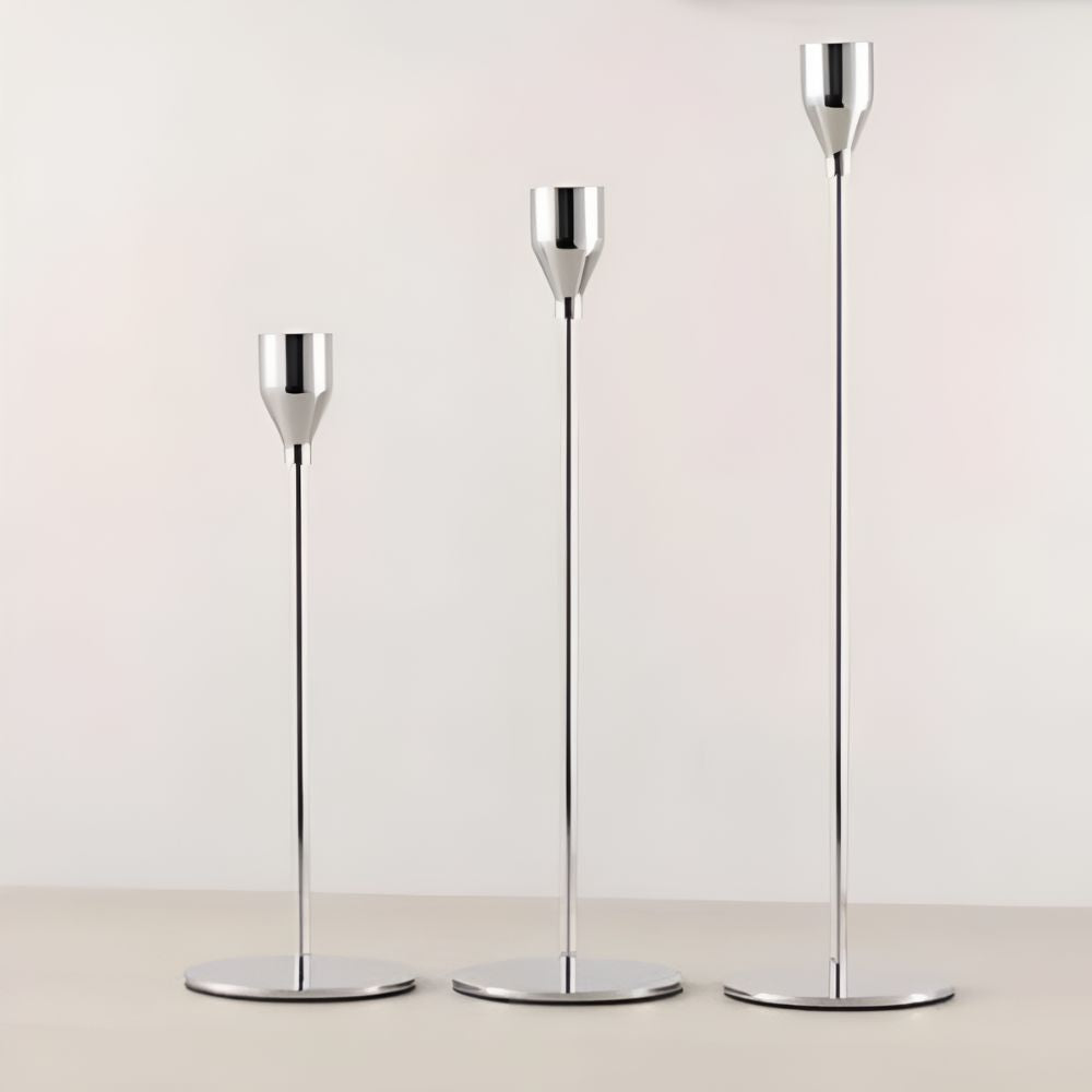 Kerzenhalter aus Metall, 3er-Set