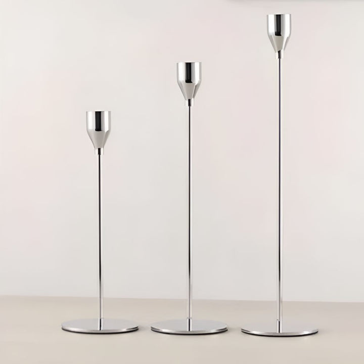 Kerzenhalter aus Metall, 3er-Set