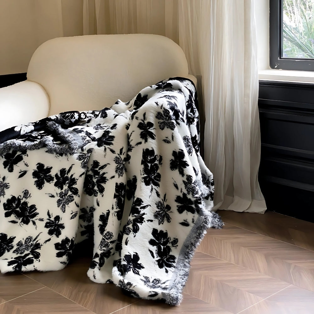 Orientalische Jacquard-Wohndecke 140 x 160 cm