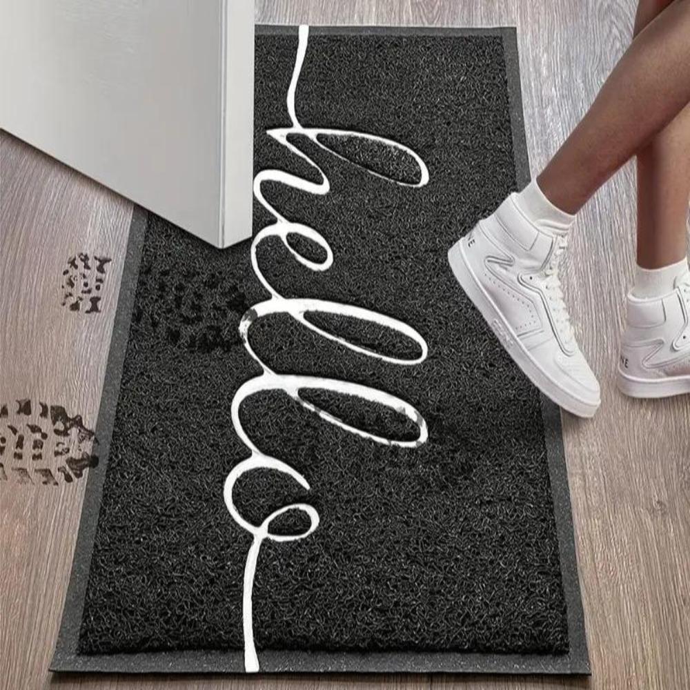 Fußmatte mit Aufschrift Hello