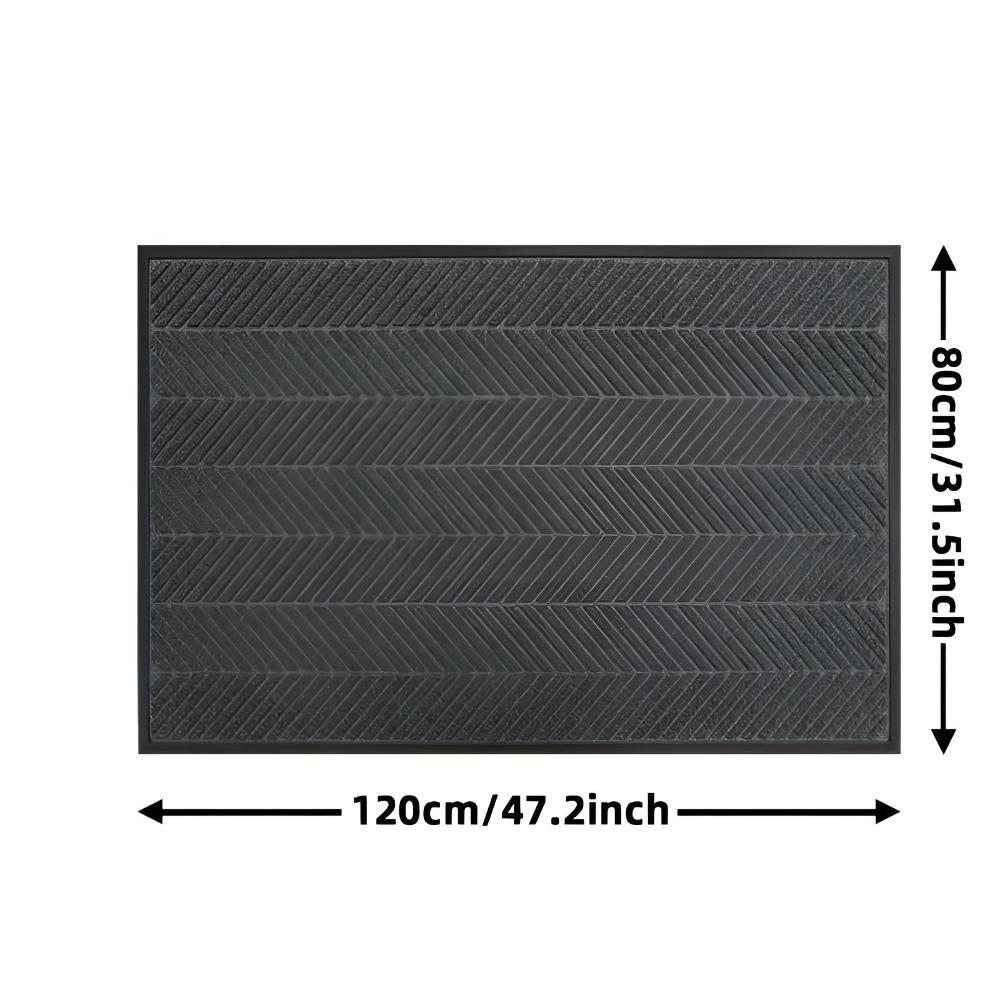 Fußmatte mit Chevron-Rillen