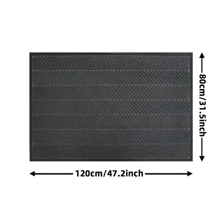 Fußmatte mit Chevron-Rillen
