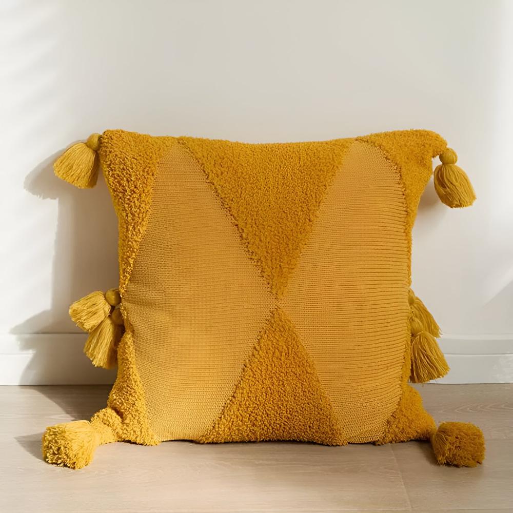 Dekokissen mit Quasten 45 x 45 cm