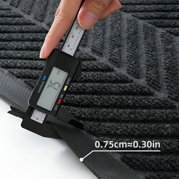 Fußmatte mit Chevron-Rillen
