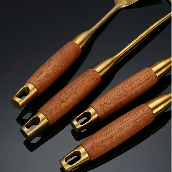 Goldene Küchenutensilien, 6er-Set