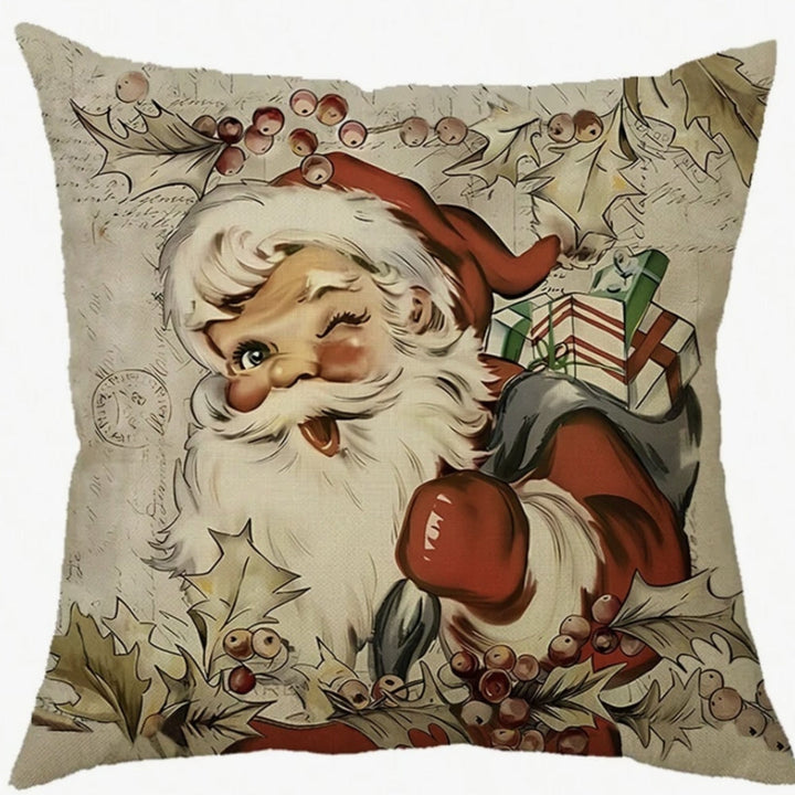 Weihnachts-Kissenbezug im Landhausstil