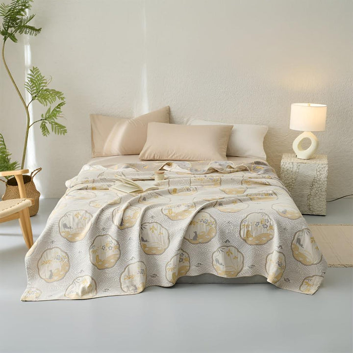 Wendbare Wohndecke mit Küstenmotiv