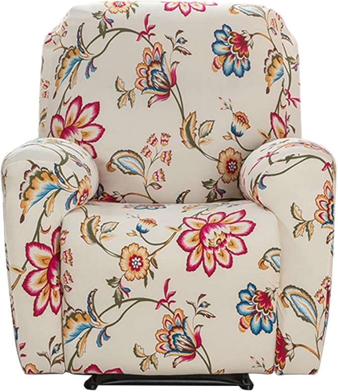 Sesselbezug mit Blumen oder Ornamenten