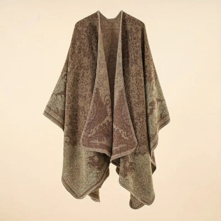 Warme Stola mit Barockmuster