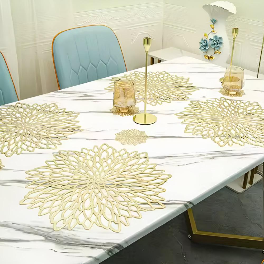 Tischset mit Chrysanthemenmuster
