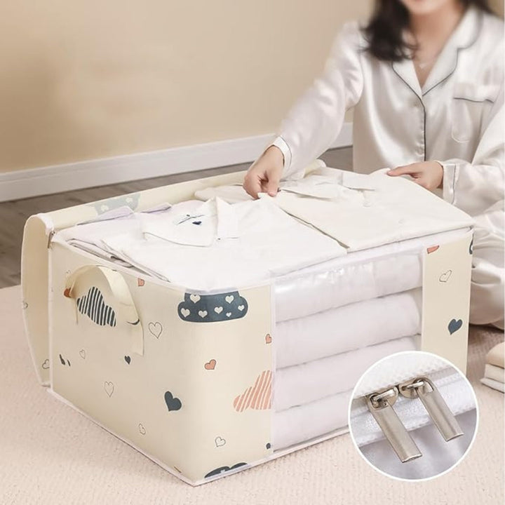 Aufbewahrungstasche aus Baumwolle und Polyester fürs Kinderzimmer