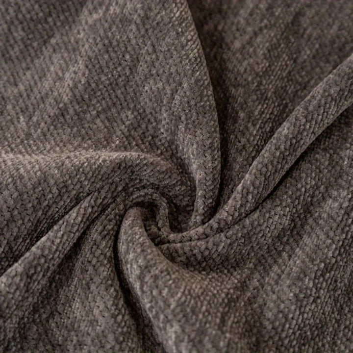 Chenille-Sofawurf mit Tigermuster, wendbar
