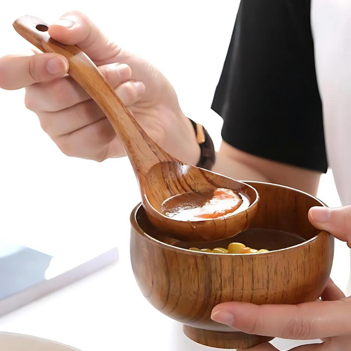 Suppenlöffel aus Holz