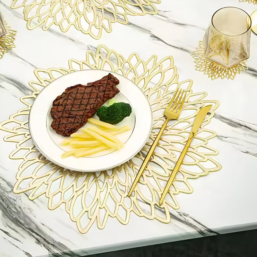Tischset mit Chrysanthemenmuster