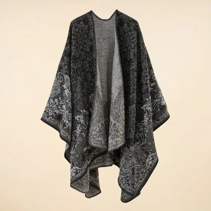 Warme Stola mit Barockmuster