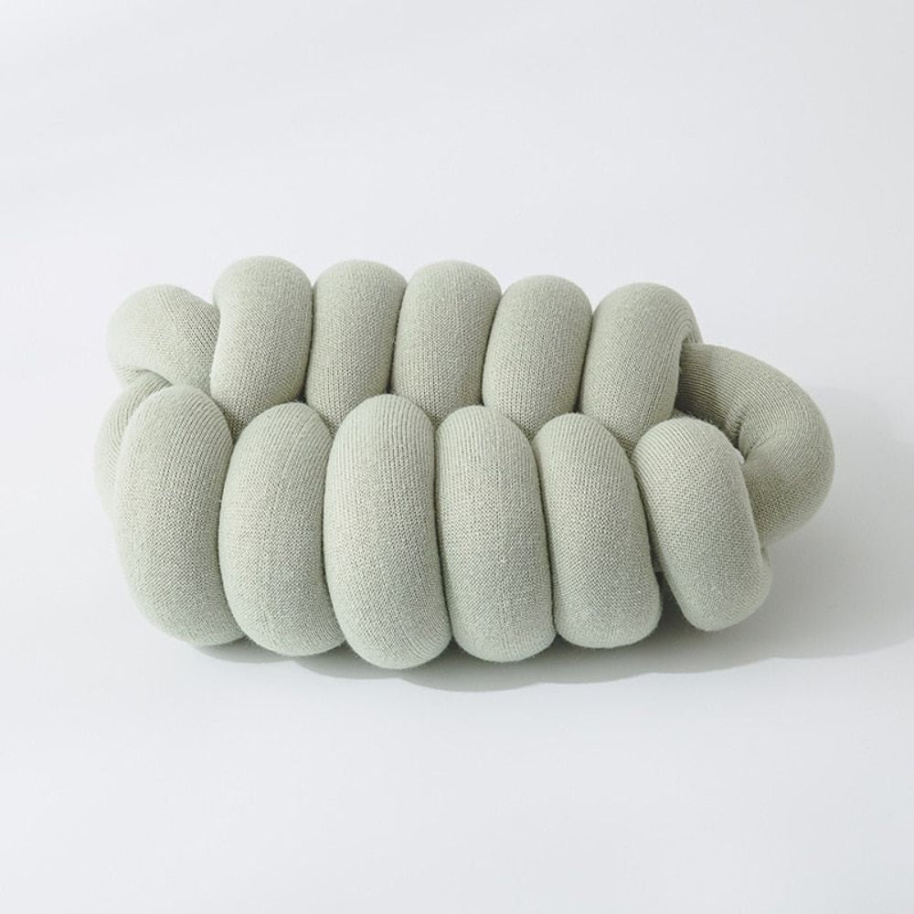 Elliptisches Knotenkissen 45 x 25 x 15 cm