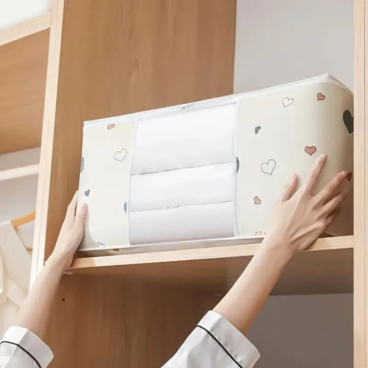 Aufbewahrungstasche aus Baumwolle und Polyester fürs Kinderzimmer