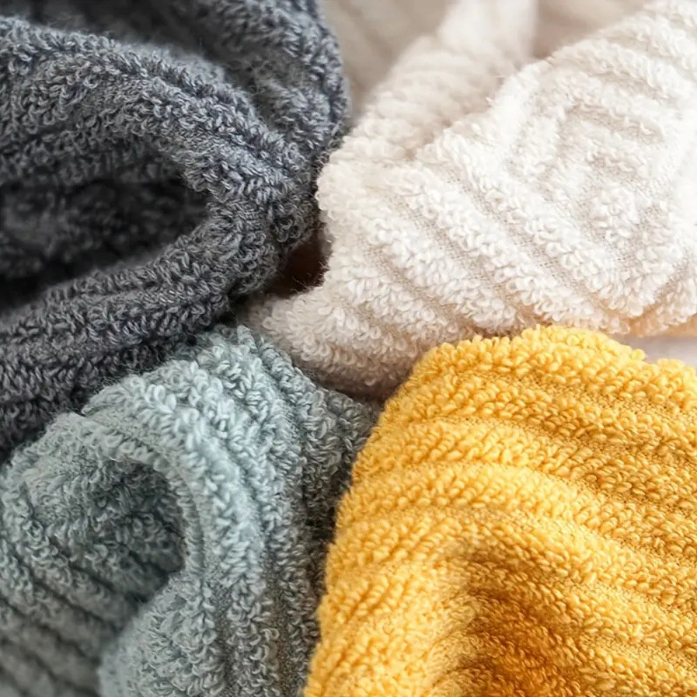 Set aus 6 Baumwollhandtüchern