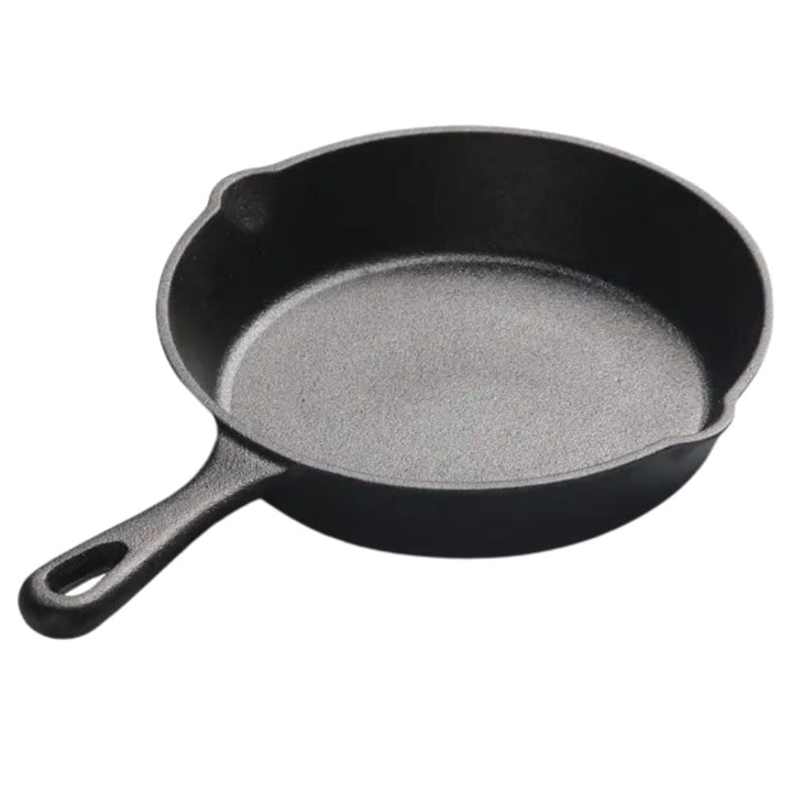 Eingebrannte Gusseisenpfanne