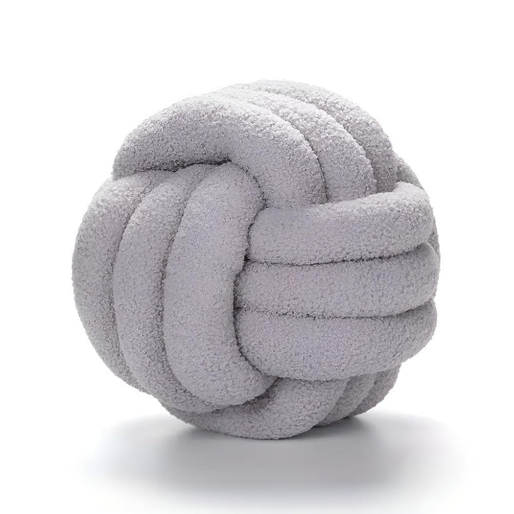 Bouclé-Knoten-Kissen in Blumenform – Ansicht 09
