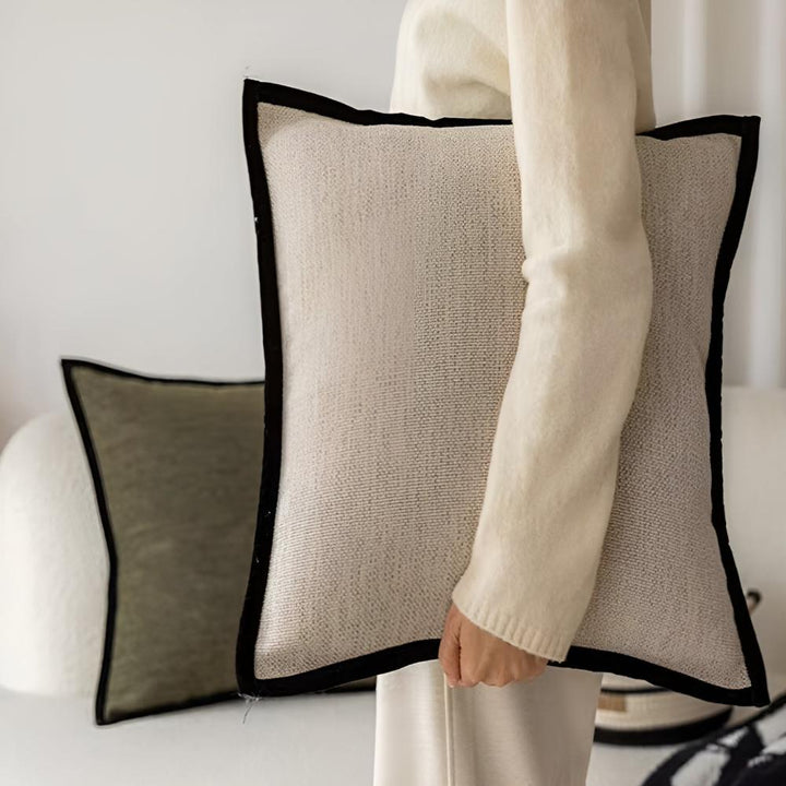 Kissenbezug aus Jacquard im französischen Vintage-Stil – Ansicht 01