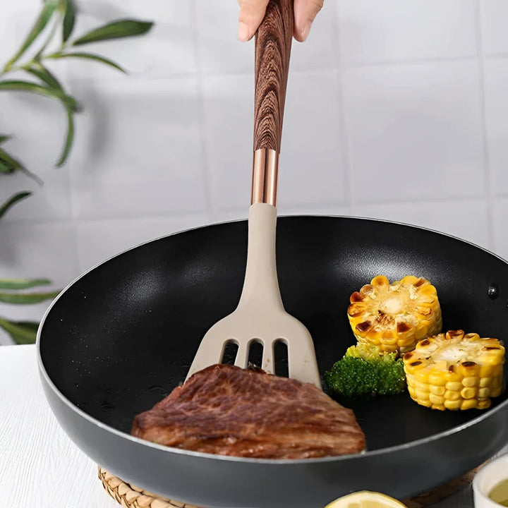 Küchenutensilien aus Silikon, 10er-Set