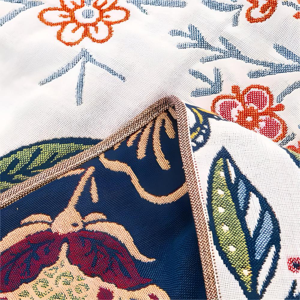 Wendbares Baumwoll-Badetuch mit Blumenmuster