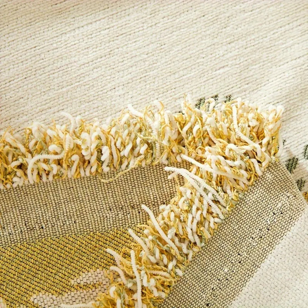 Chenille-Sofawurf mit Waldmuster
