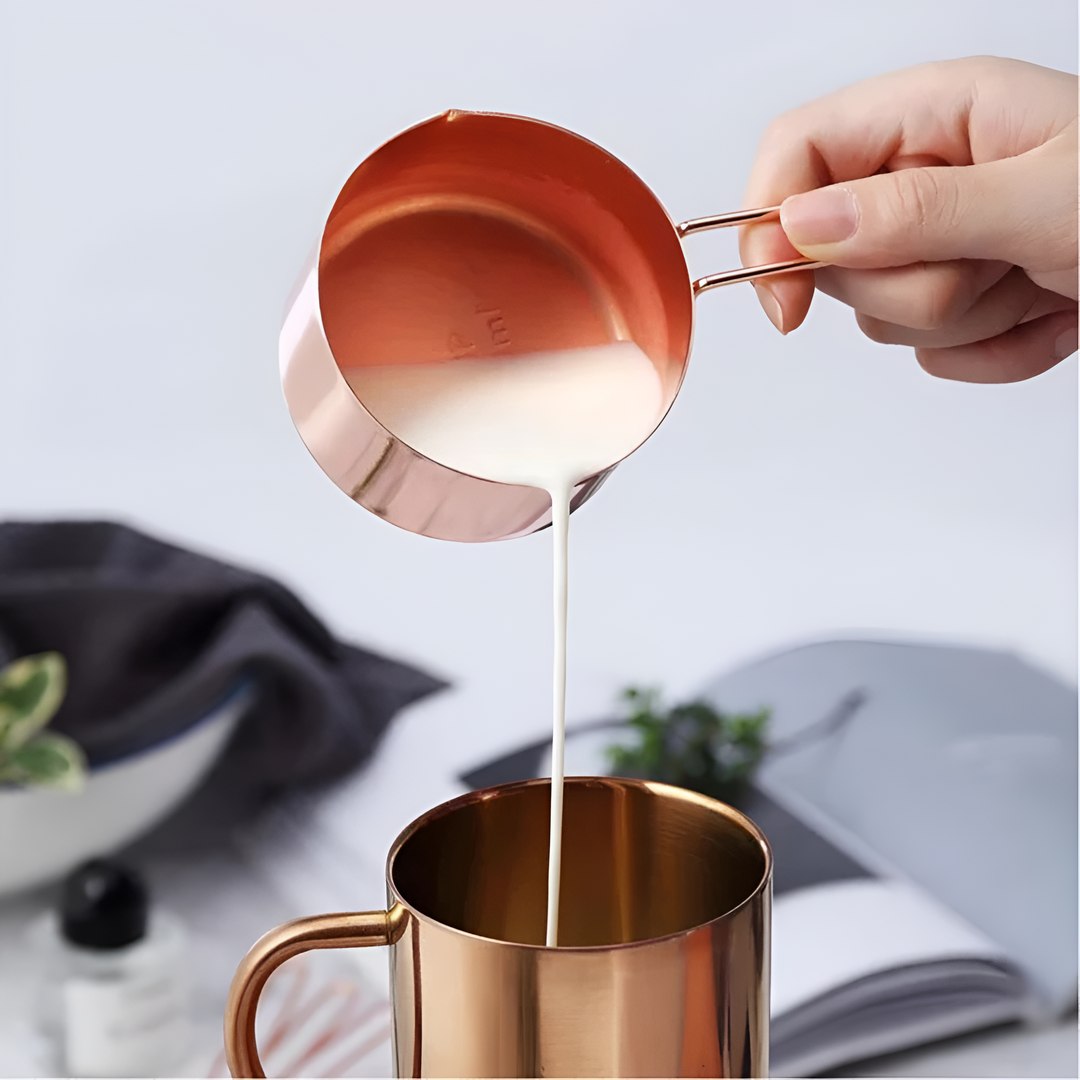 Messbecher aus Edelstahl, 4er-Set