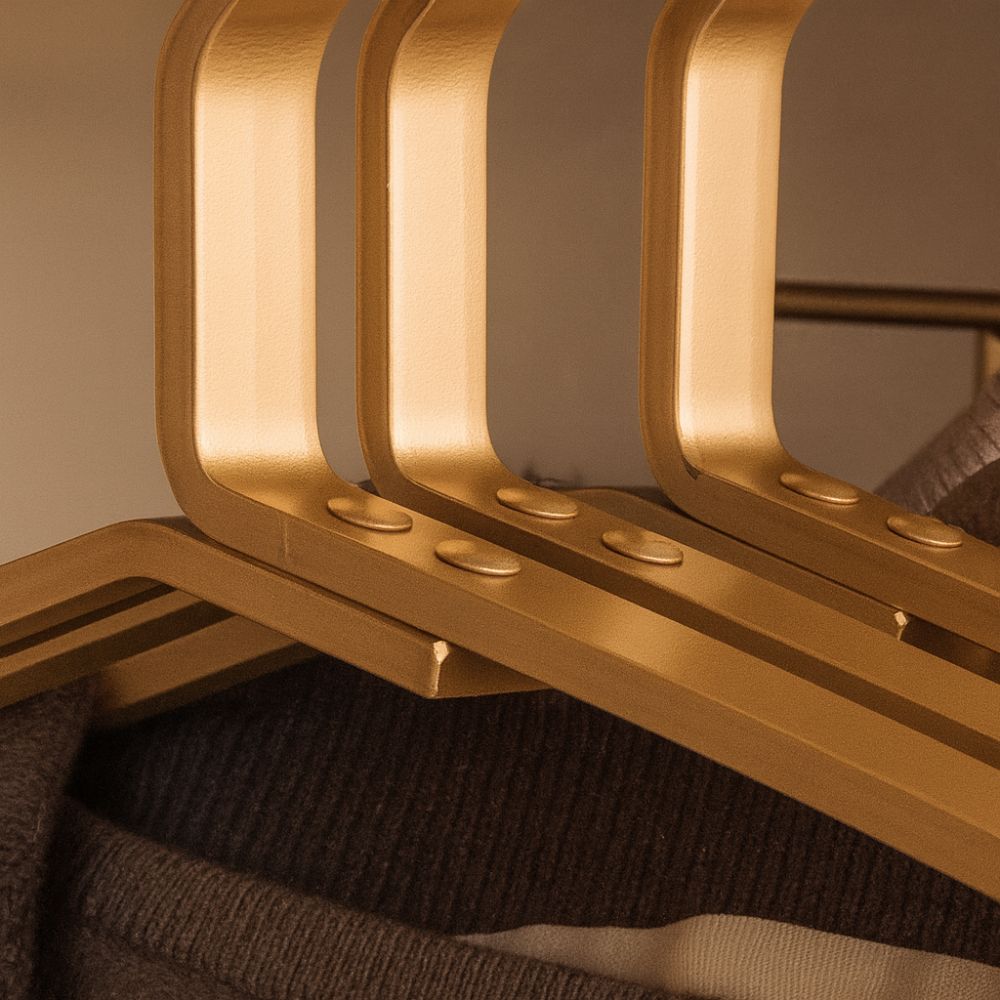 Verstärkte schmale Aluminium-Kleiderbügel