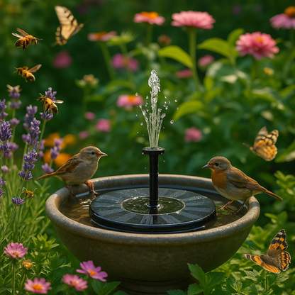 AquaLune™ | Solarbrunnen mit Lichtmagie