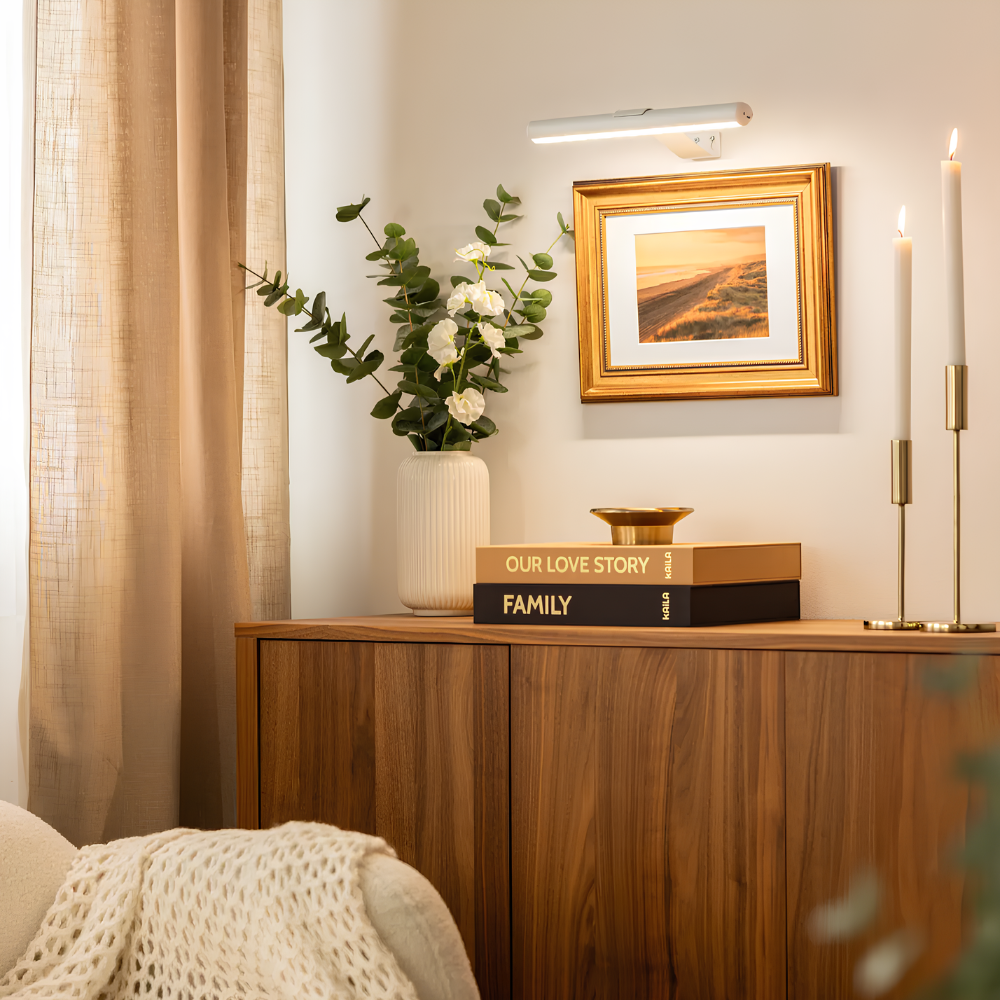 Gallumé™ | Moderne LED-Bilderleuchte Weiß