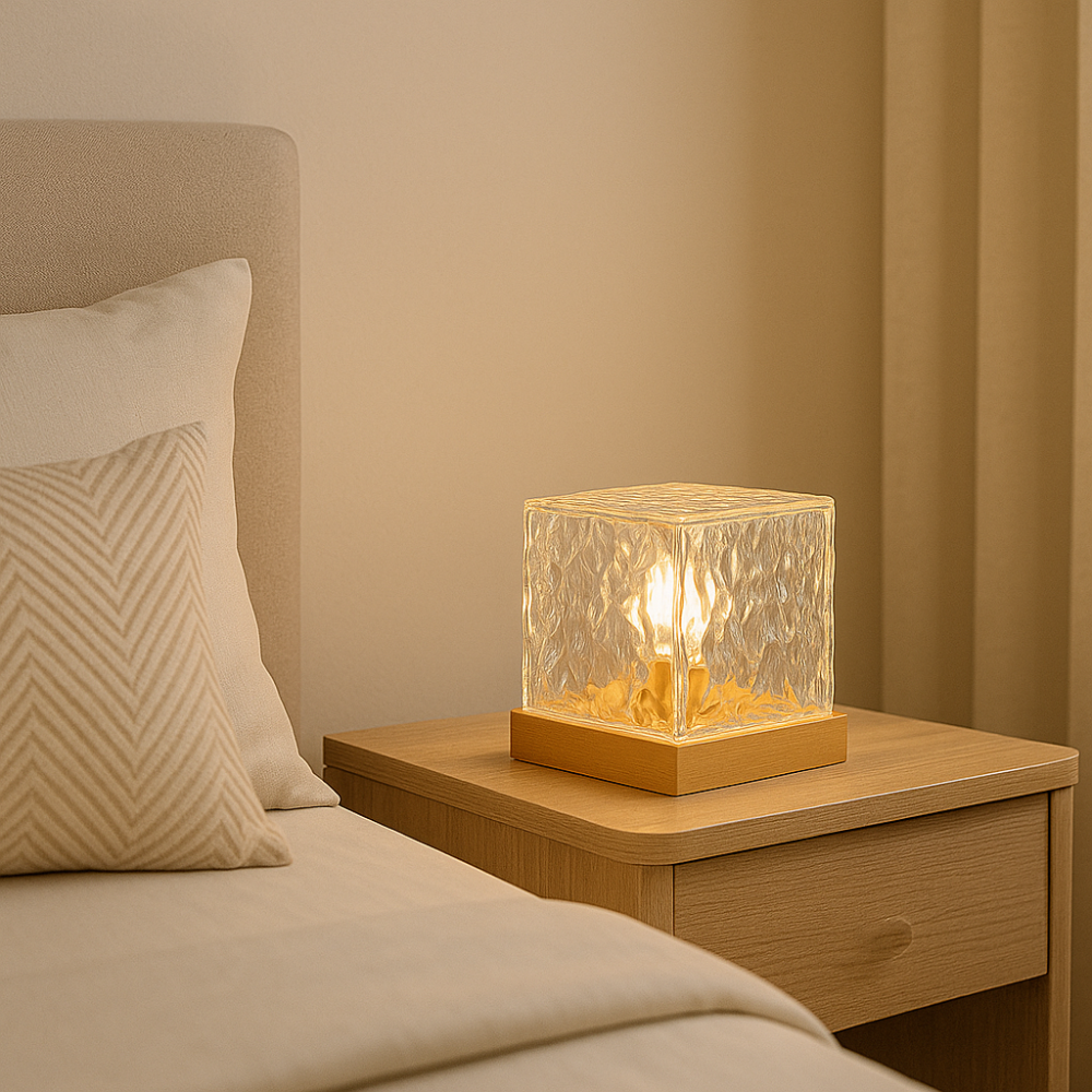 Glowéa™ | LED Glas-Design Tischlampe